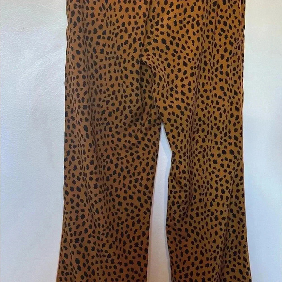 Joie Copper Daltona Drawstring Leopard Print Pants S - Picture 6 of 10